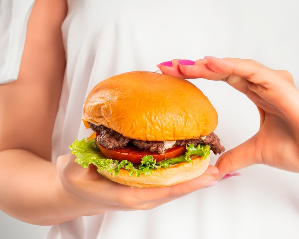 single burger